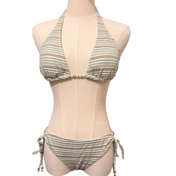 🔵 3/ $15 - Ingear Striped Halter Bikini Set - Picture 12 of 12